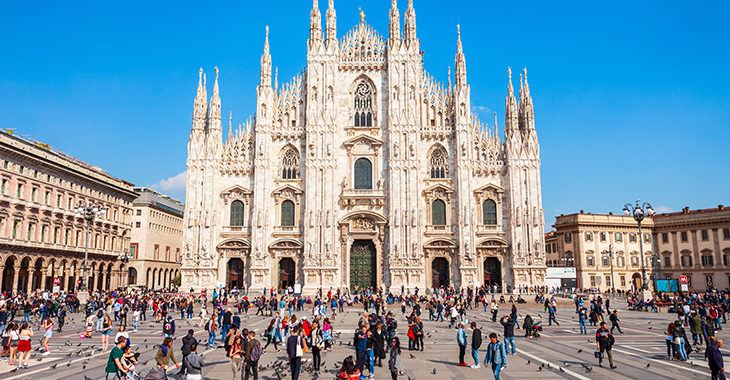 Milan Cathedral of 10 Days Tour
