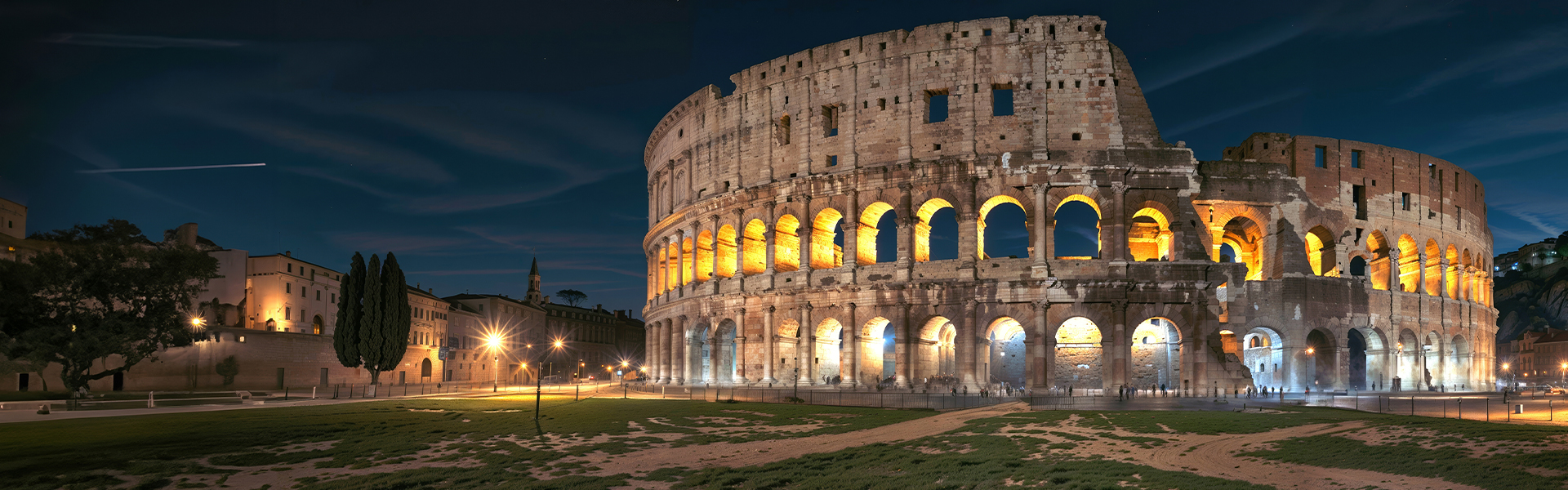 Colosseum-by-night